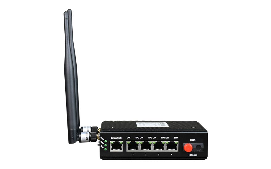 大香蕉视频在线观看科技-光纤-wifi备份型-4百兆电口+1路百兆光口 工业轨式 香蕉视频污在线观看