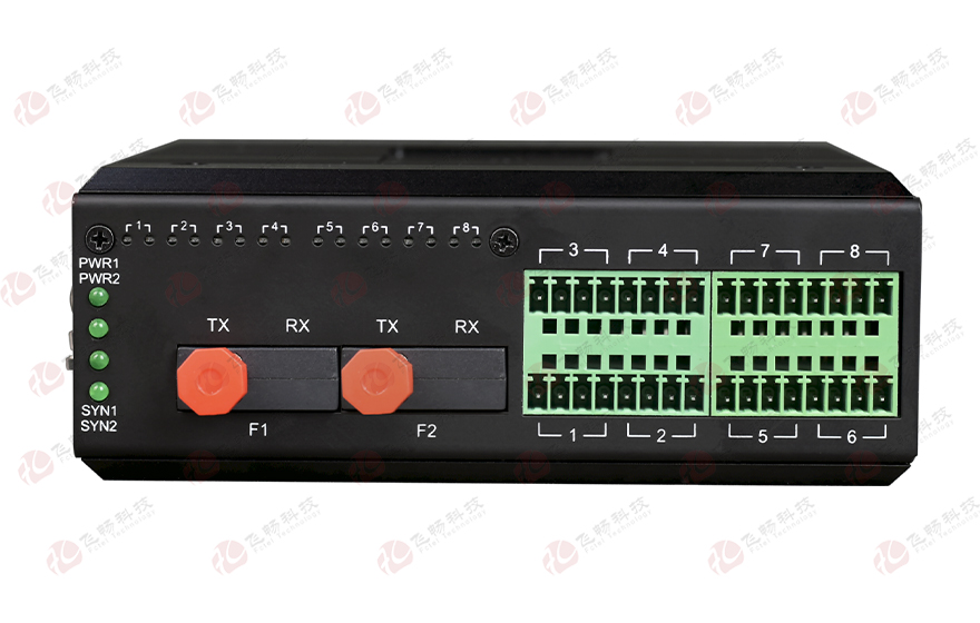大香蕉视频在线观看科技-工业轨式 16路DIDO AIAO 光纤自愈环网  ModBus RTU&TCP 采集器